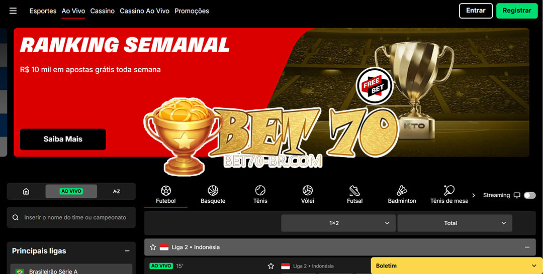 bet 70 game